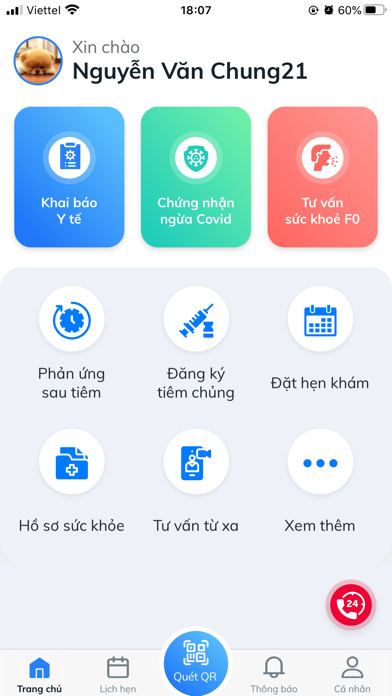 Ảnh chụp màn hình Sổ sức khỏe điện tử 3