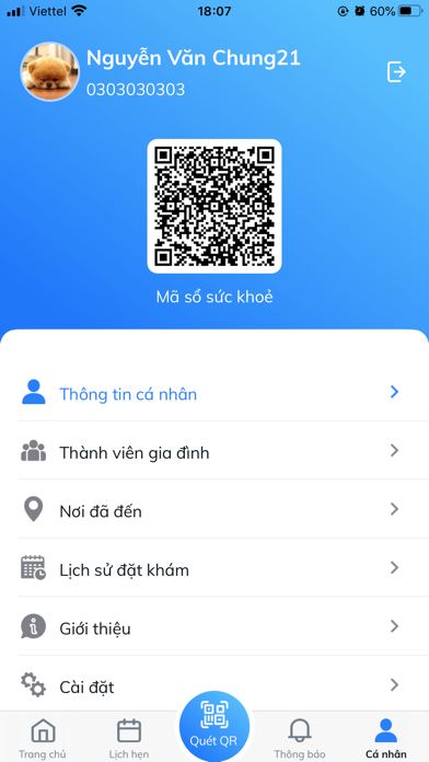 Ảnh chụp màn hình Sổ sức khỏe điện tử 4