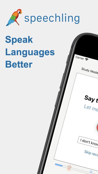 Ảnh chụp màn hình Speechling 1