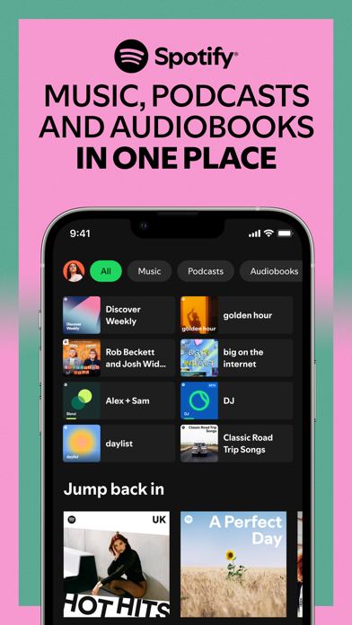 Ảnh chụp màn hình Spotify: Music and Podcasts 1