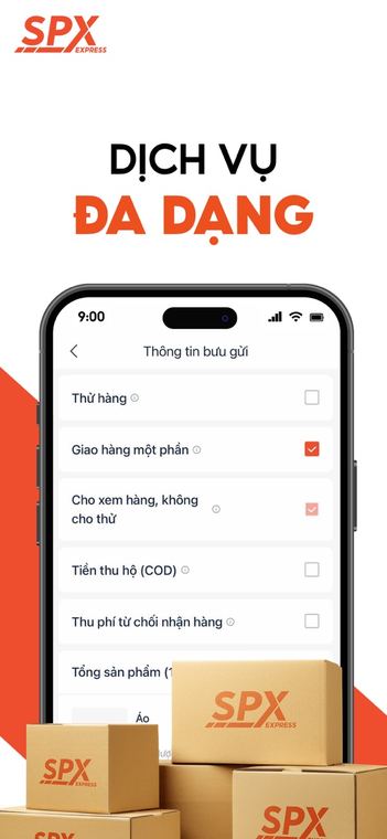 Ảnh chụp màn hình SPX: Giao Hàng Toàn Quốc 3
