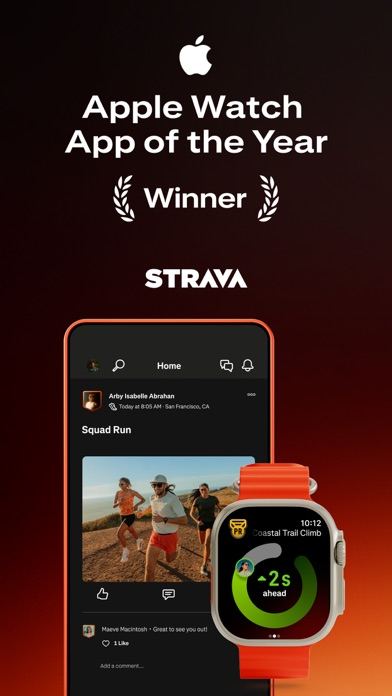 Ảnh chụp màn hình Strava: Run, Bike, Walk 1