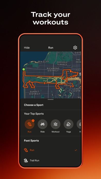 Ảnh chụp màn hình Strava: Run, Bike, Walk 3
