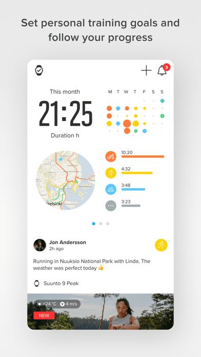 Ảnh chụp màn hình Suunto 1