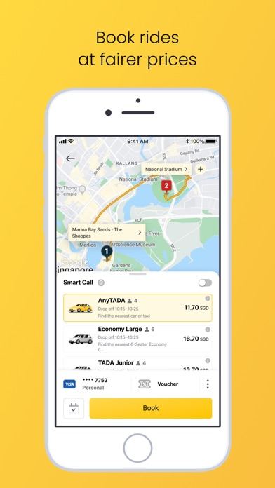 Ảnh chụp màn hình TADA – Ride Hailing 3