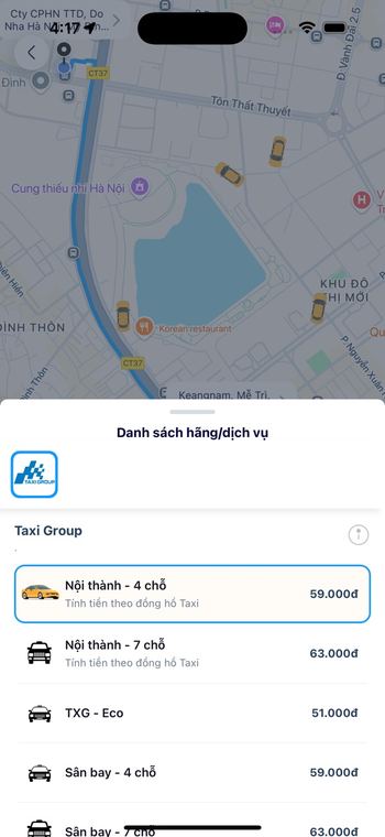 Ảnh chụp màn hình Taxi Group Pro 4