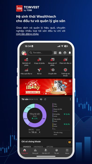 Ảnh chụp màn hình TCBS (TCInvest) 1