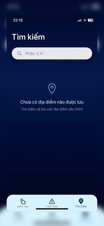 Ảnh chụp màn hình Thời tiết Việt Nam KTTV 4