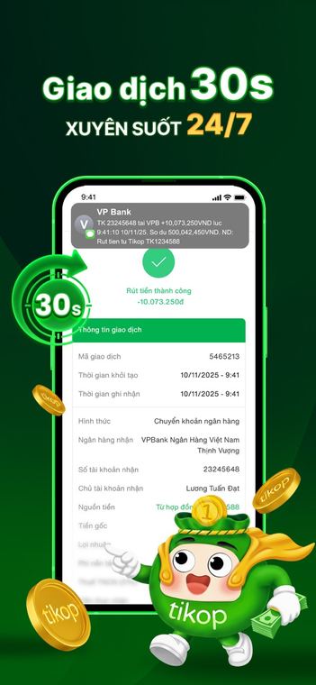 Ảnh chụp màn hình Tikop - Tích lũy linh hoạt 4