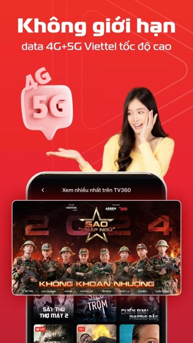 Ảnh chụp màn hình TV360: Phim, Thể Thao, Show 1