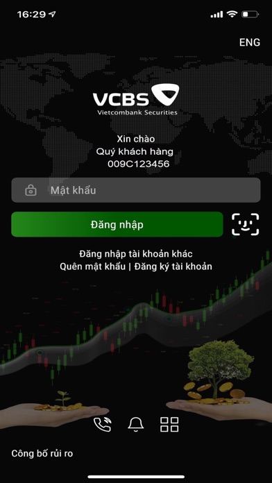 Ảnh chụp màn hình VCBS Mobile 1