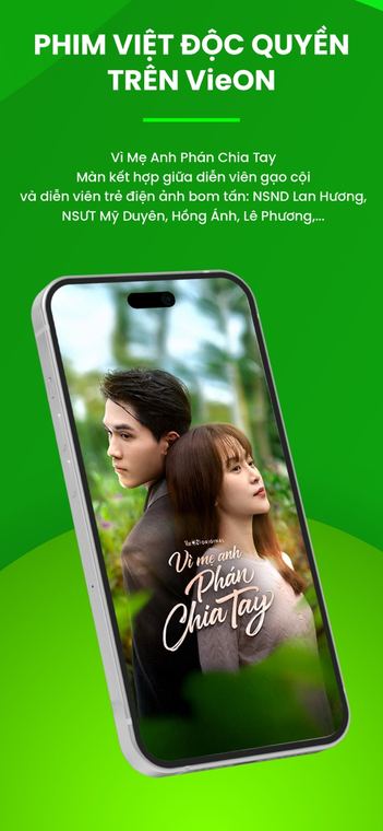 Ảnh chụp màn hình VieON 1