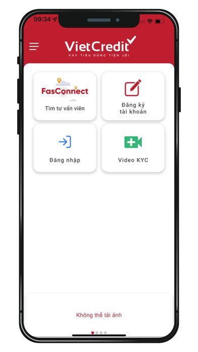 Ảnh chụp màn hình VietCredit 1
