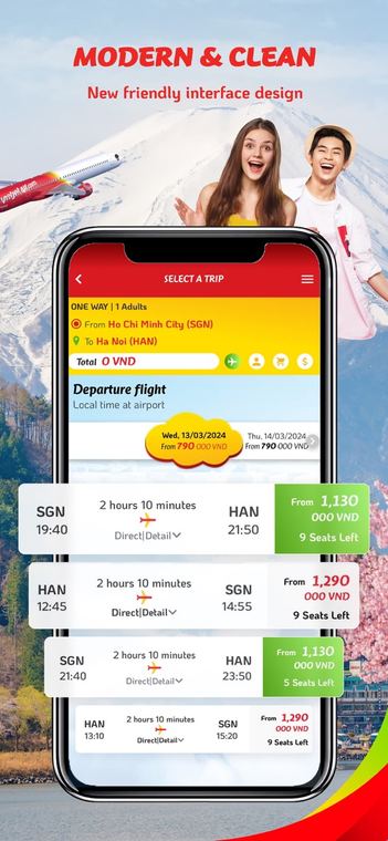 Ảnh chụp màn hình VietJet Air 2