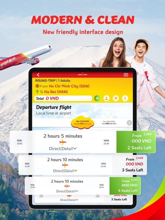 Ảnh chụp màn hình VietJet Air 4