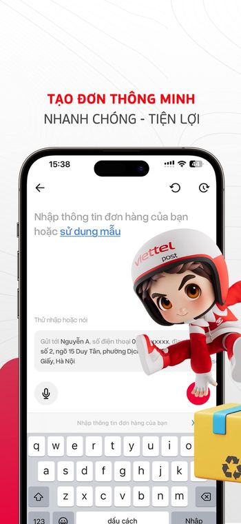 Ảnh chụp màn hình Viettel Post 3