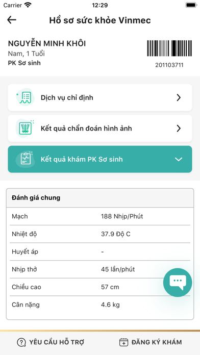 Ảnh chụp màn hình MyVinmec 2
