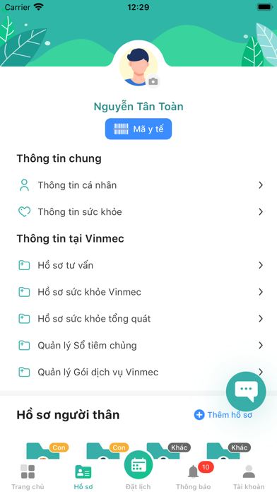 Ảnh chụp màn hình MyVinmec 3