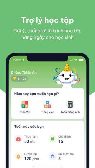 Ảnh chụp màn hình VioEdu - Học Sinh 1