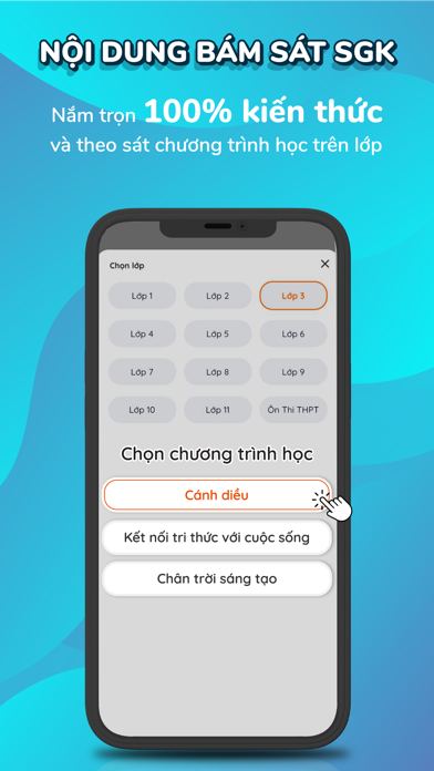 Ảnh chụp màn hình VUIHOC: Học online từ lớp 1-12 2