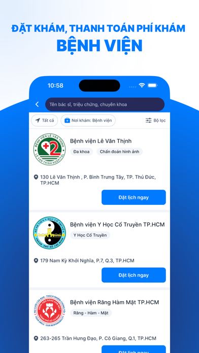 Ảnh chụp màn hình YouMed - Ứng dụng đặt khám 2