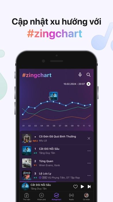 Ảnh chụp màn hình Zing MP3 - Đỉnh Cao Âm Nhạc 3