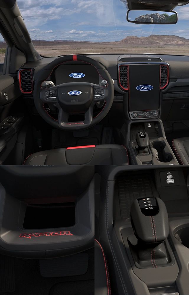 Ford Ranger Raptor — nội thất (2/2)
