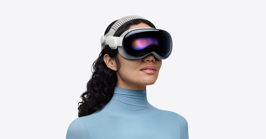 Apple Vision Pro trên trang giới thiệu của Apple