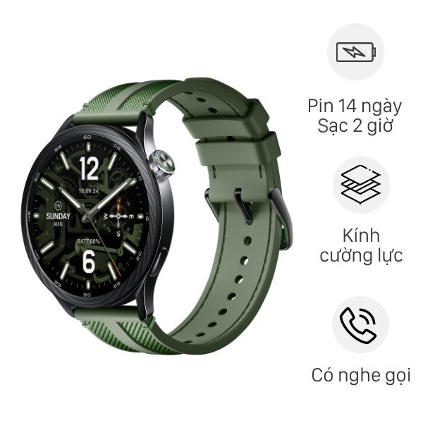 Xiaomi Watch S5 viền Carbon dây Woven