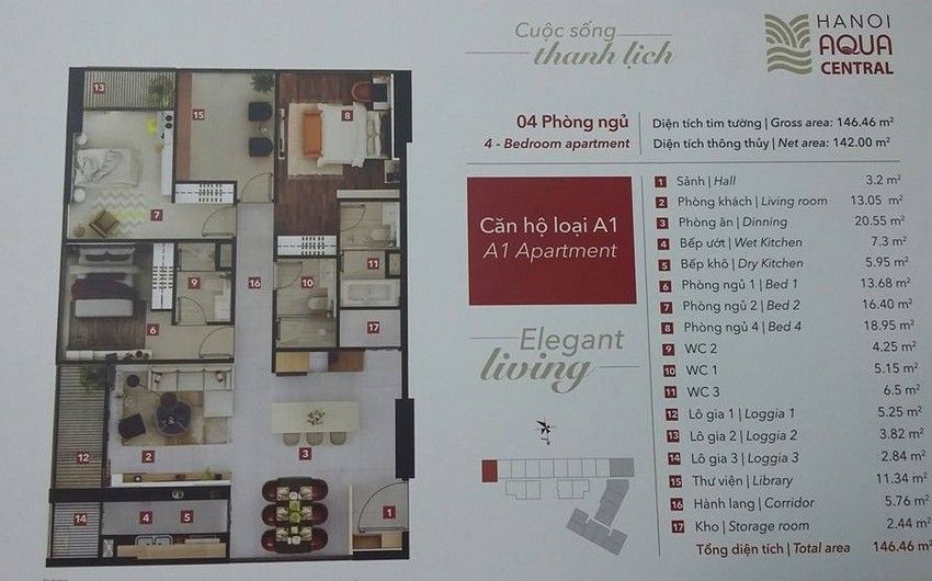 Ảnh trên website chính thức của Hanoi Aqua Central (1/2)