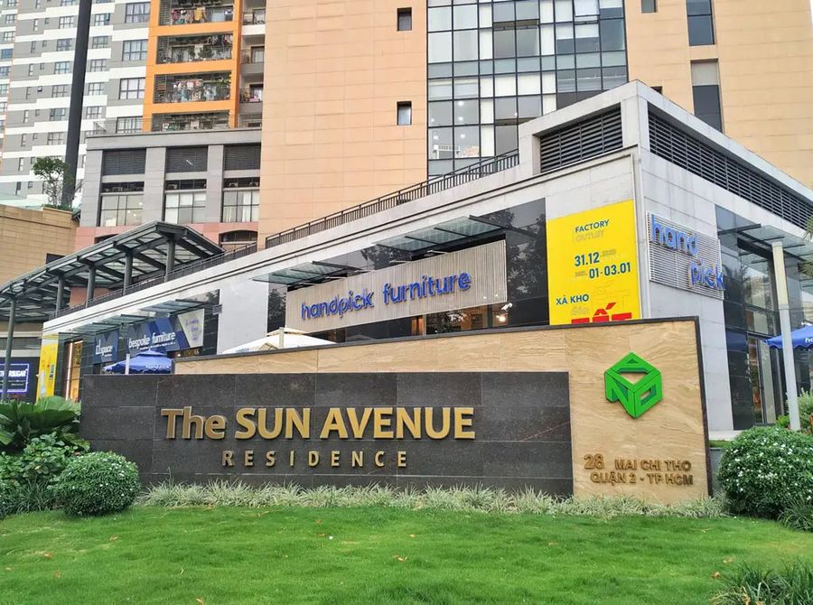 Ảnh trên website chính thức của The Sun Avenue (1/2)