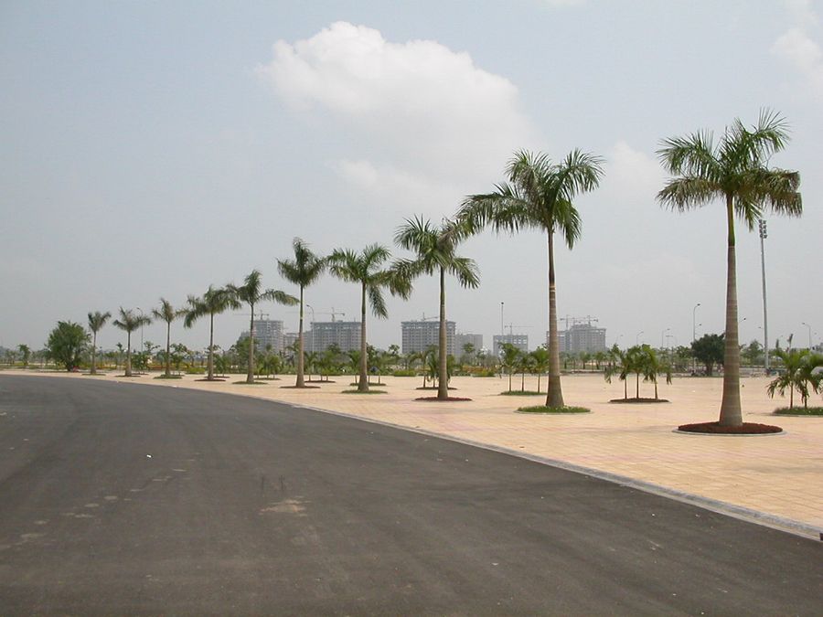 Hanoi's My Dinh National Stadium on 2003-08-22, ten days before official opening 3